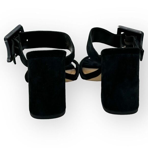 Sam Edelman Dalton chunky block Sandal/Heels Black Womens 7 - Picture 6 of 10